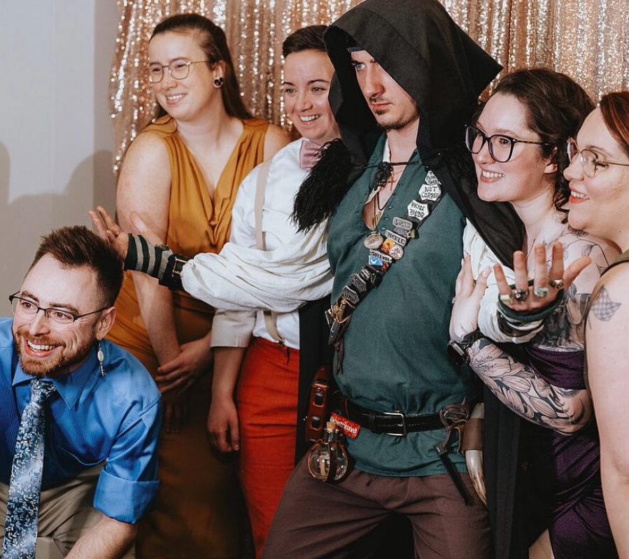 The Pickle Priest with event guests