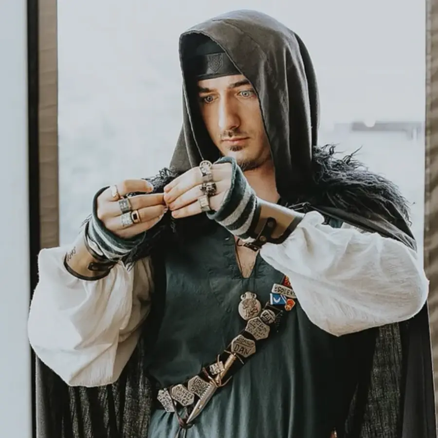 The Pickle Priest in full character attire